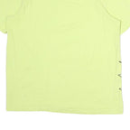 ADIDAS Mens Yellow Graphic T-Shirt M Short Sleeve Crew Neck Casual Cotton