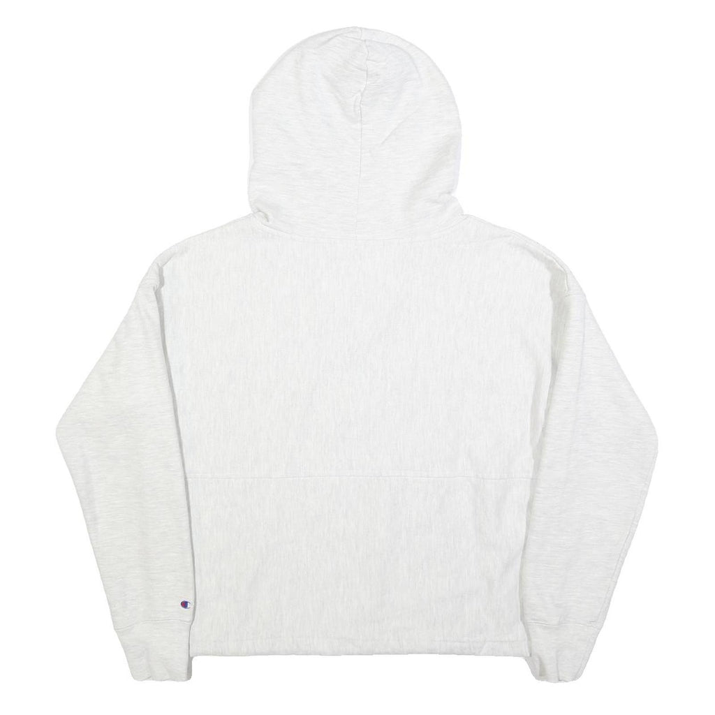 CHAMPION REVERSE WEAVE Womens White Saugatuck Michigan Pullover Hoodie M Cotton