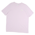 PUMA Womens Lilac Crew Neck Short Sleeve Classic Fit Cotton T-Shirt L