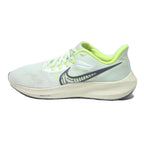 NIKE Air Zoom Pegasus 38 Mens Low Top Trainers White & Light Green Synthetic UK