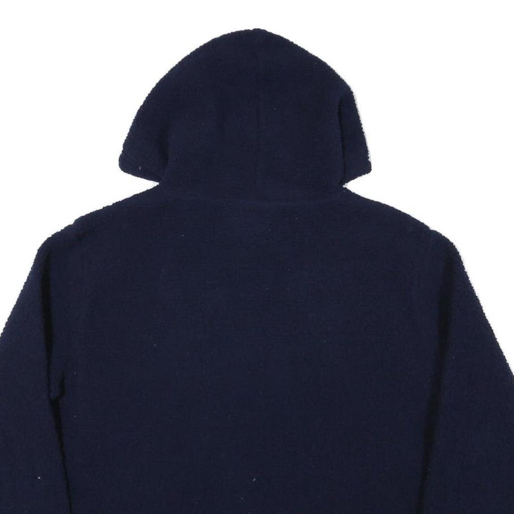 FILA Womens Navy Hoodie 2XL Polyester Blend Pullover Logo Sweatshirt