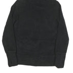 ADIDAS Womens Black Hoodie Jacket L Polyester Blend Plain Zip Casual Sportswear