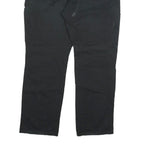DICKIES Mens Regular Black Cotton Blend Trousers W40 L31 Workwear Zip Closure