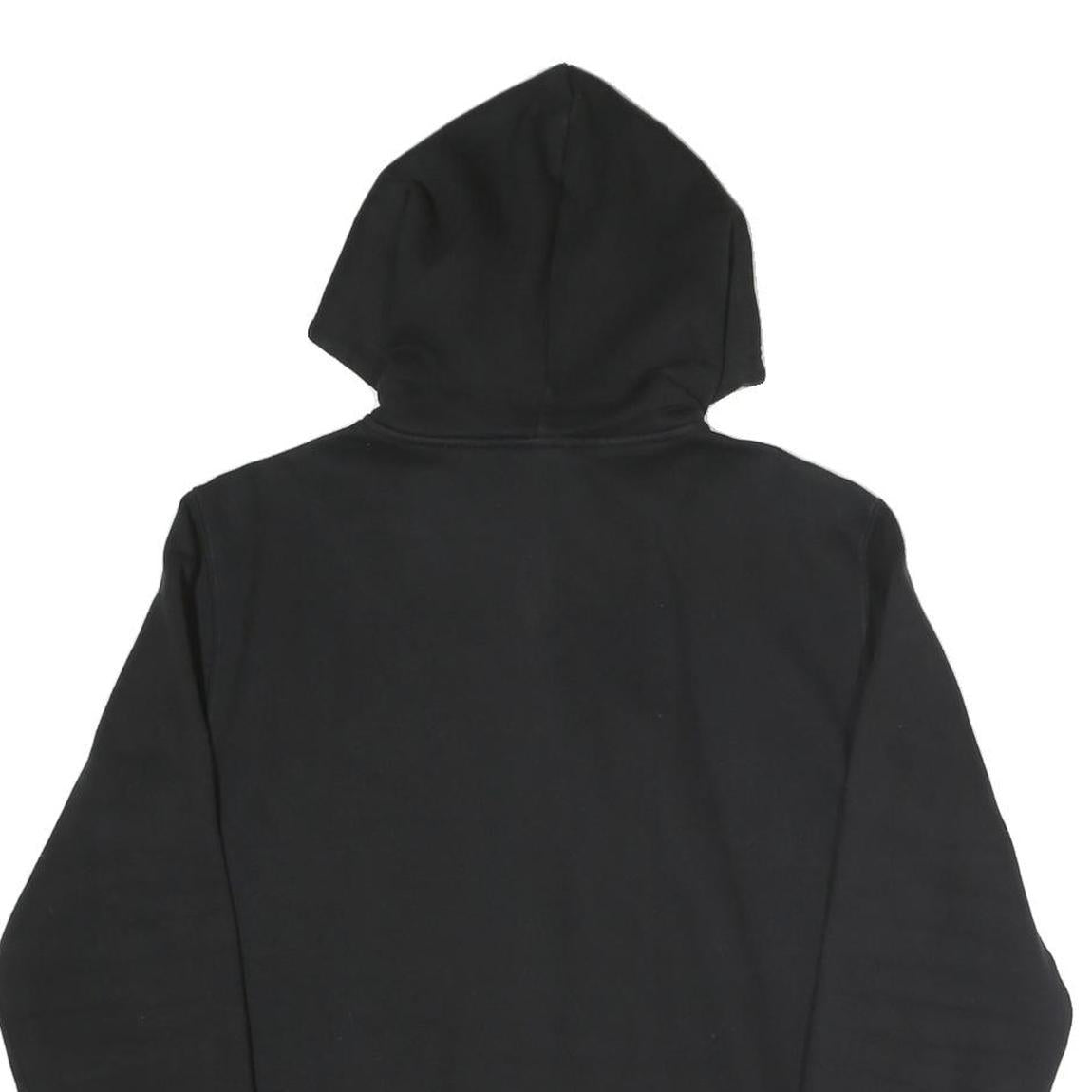 CHAMPION Mens Black Full Zip S Cotton Blend Hoodie Sweatshirt Casual Wear