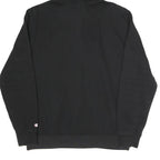 CHAMPION Mens Black Full Zip S Cotton Blend Hoodie Sweatshirt Casual Wear