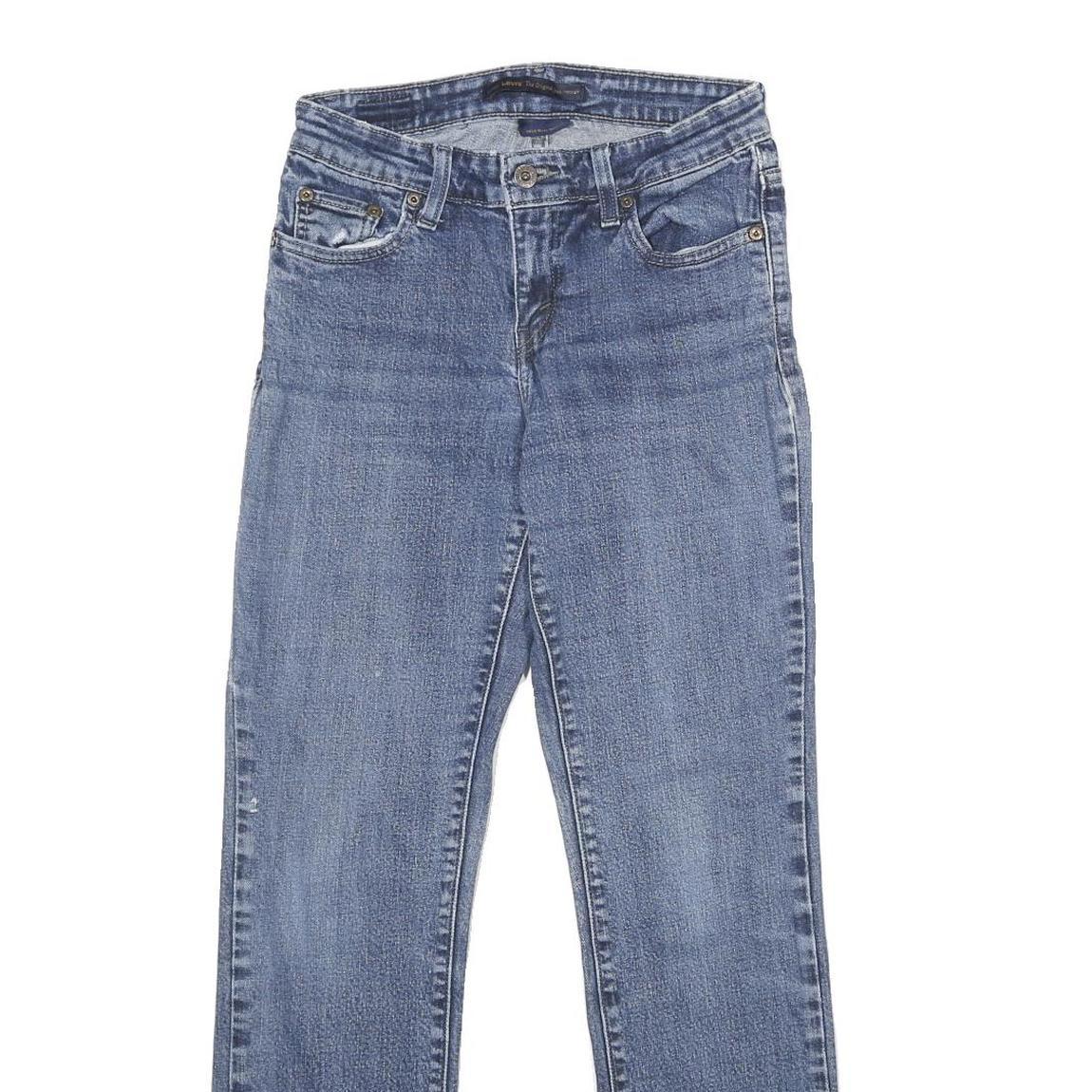 LEVI'S Mid Rise Skinny Womens Jeans Blue Regular Skinny Denim Medium W26 L30
