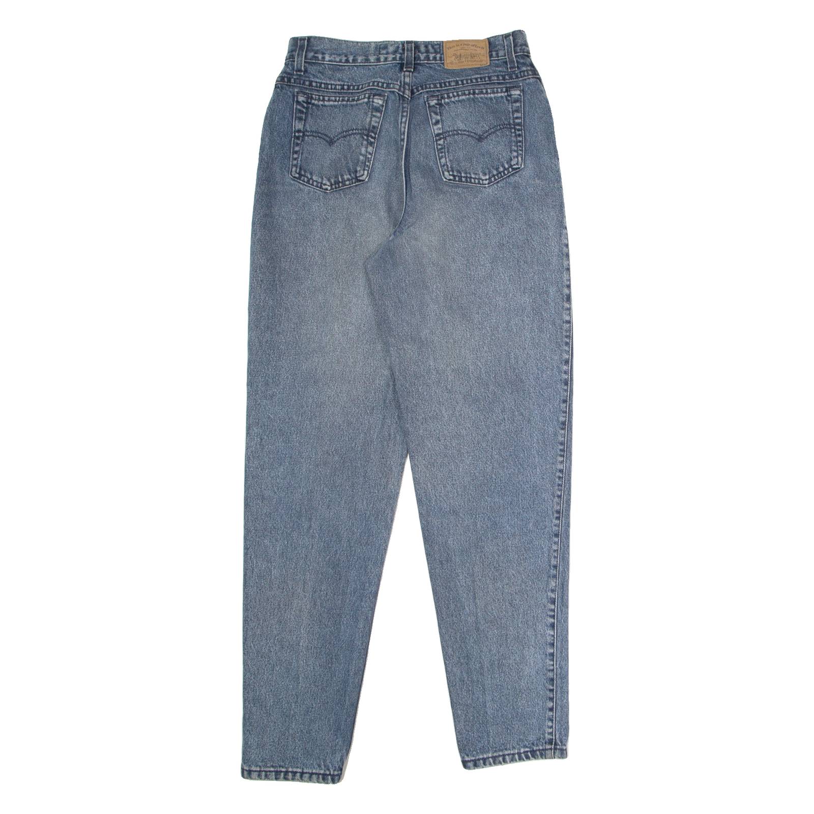 LEVI'S Womens Jeans Blue Regular Tapered 90s Stone Wash W28 L31