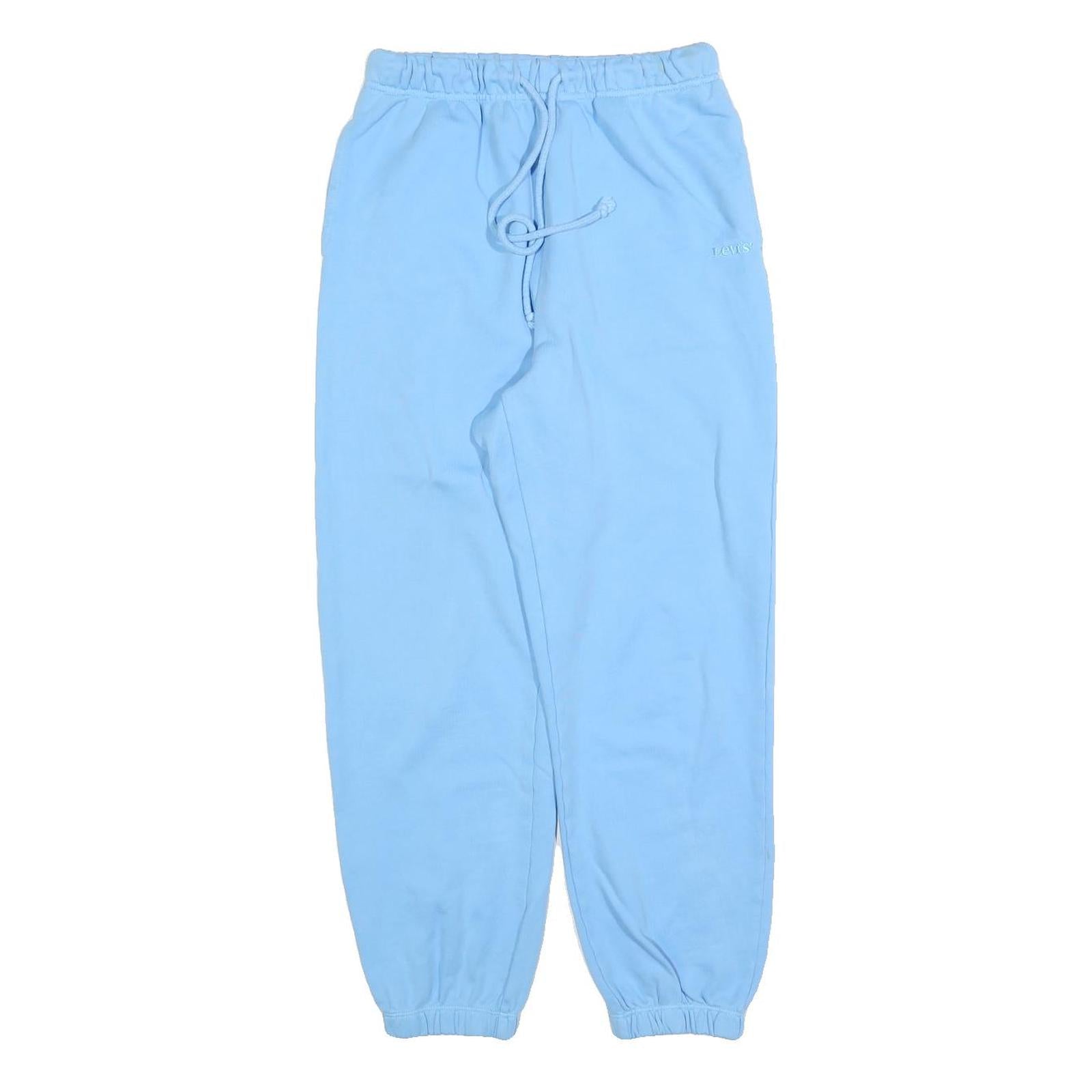 LEVI'S Womens Joggers Blue XS W24 L26 Cotton Blend Regular Fit Tapered Leg