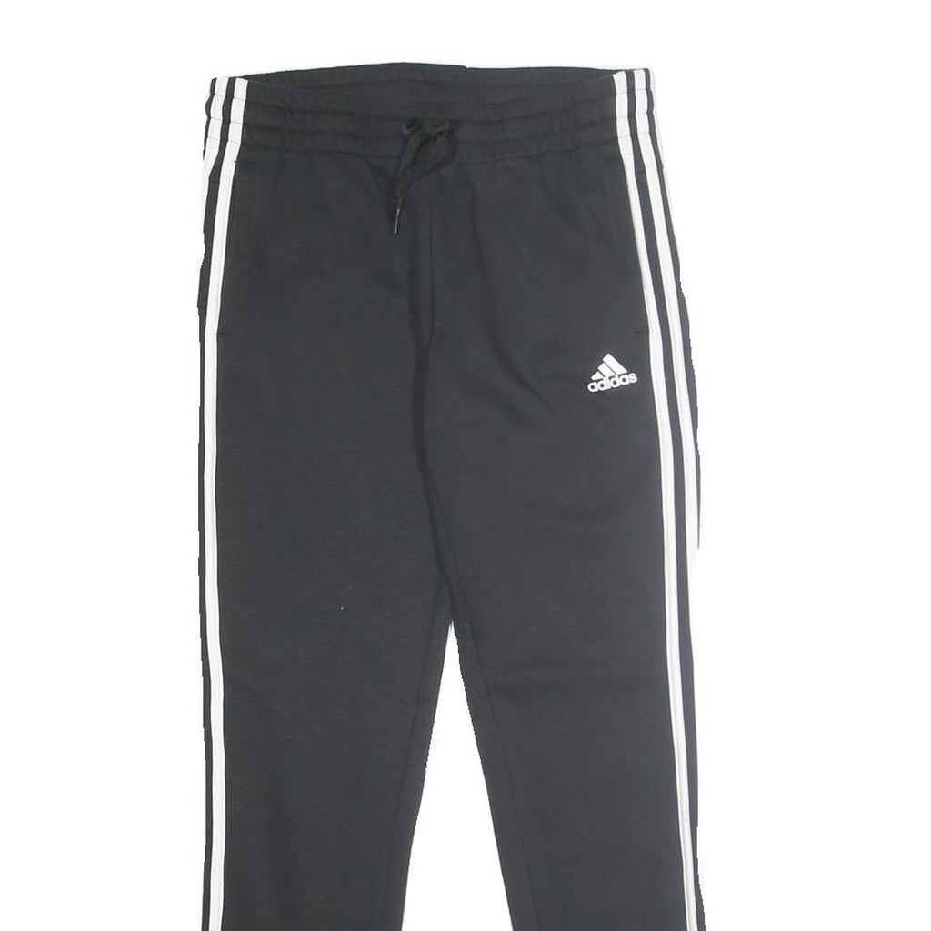 ADIDAS Womens Joggers Black & White Slim Tapered S W30 L30 Sportswear