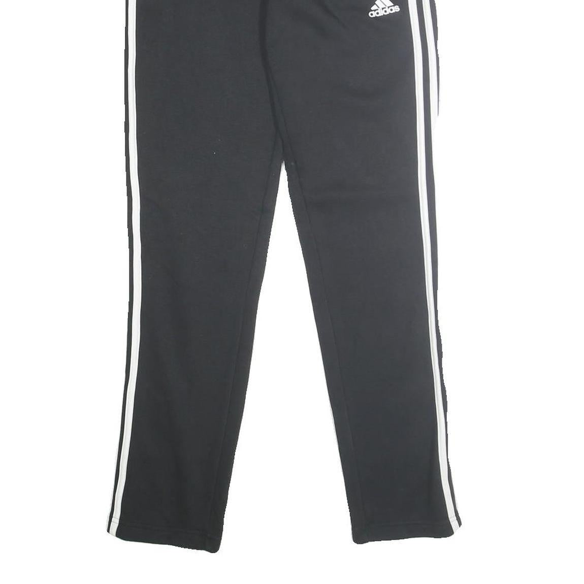 ADIDAS Womens Joggers Black & White Slim Tapered S W30 L30 Sportswear
