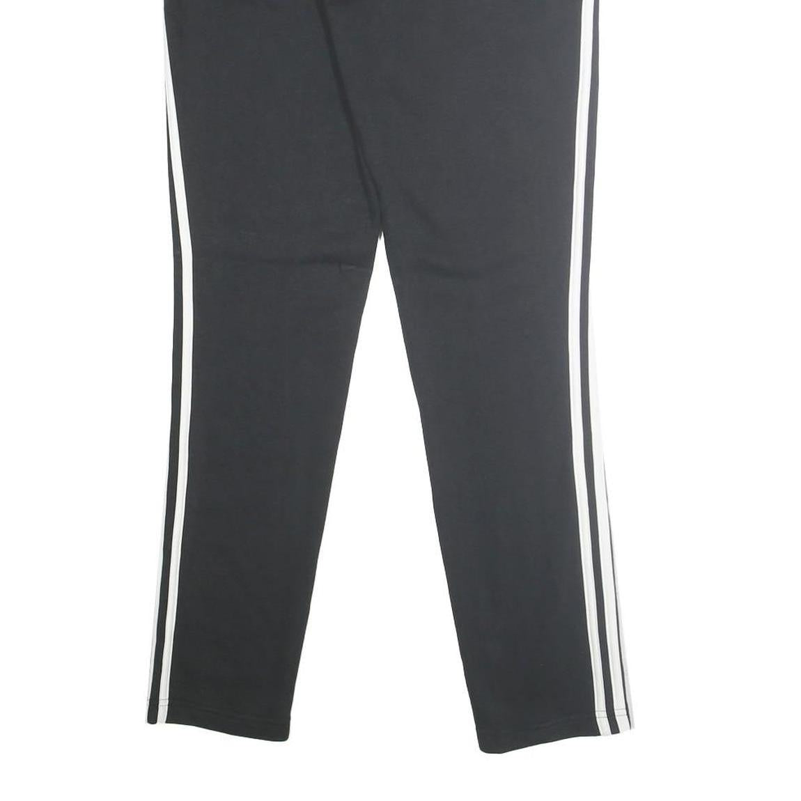 ADIDAS Womens Joggers Black & White Slim Tapered S W30 L30 Sportswear