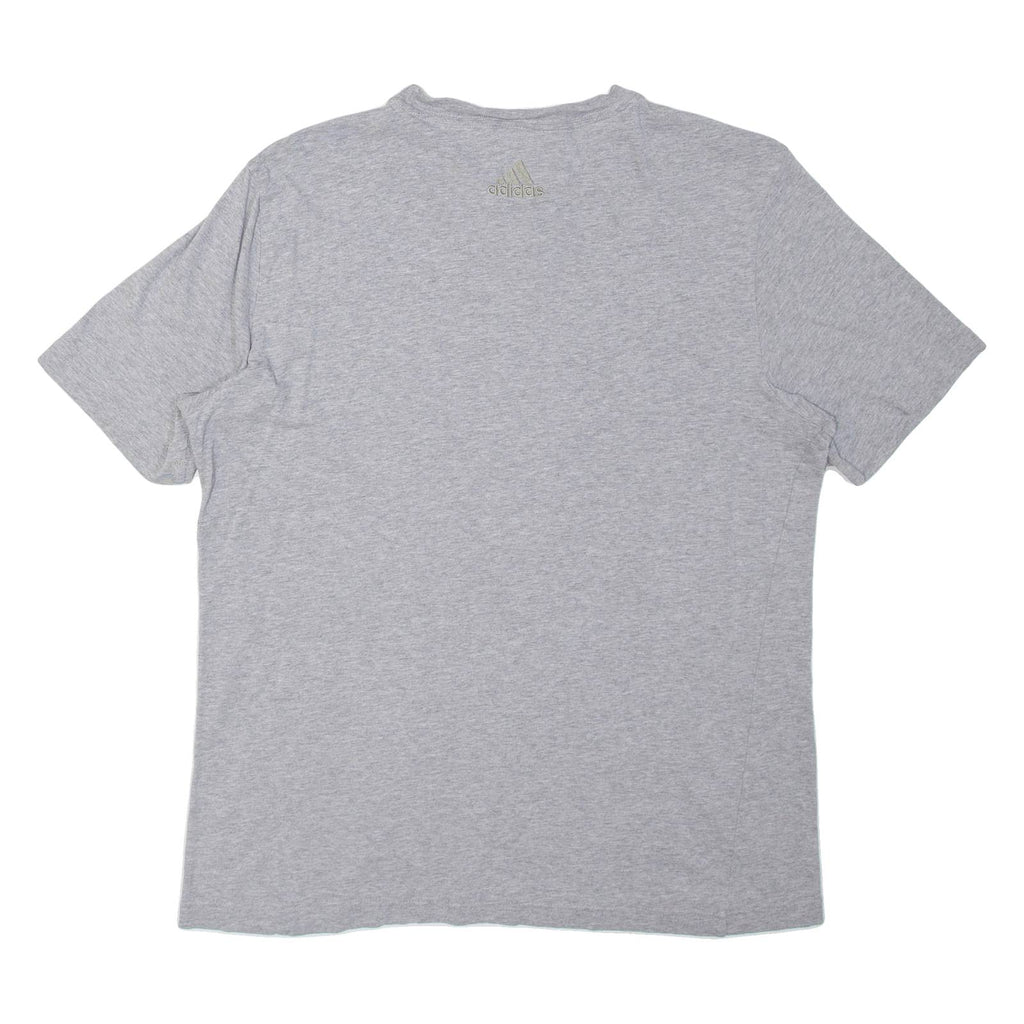ADIDAS Mens T-Shirt Grey M
