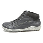 RIEKER Mens Black Lace-Up Leather Ankle Boots UK 6 Comfortable Casual Footwear
