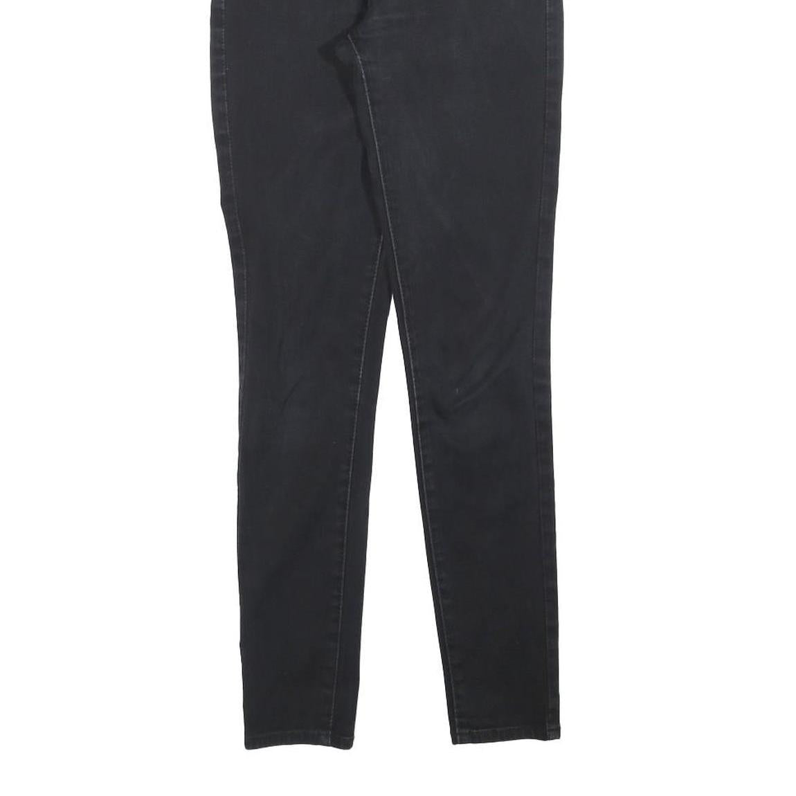 LEVI'S 721 Womens Jeans Black Slim Skinny Denim Dark W23 L28 Stretch Fashion