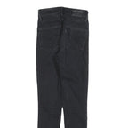 LEVI'S 721 Womens Jeans Black Slim Skinny Denim Dark W23 L28 Stretch Fashion