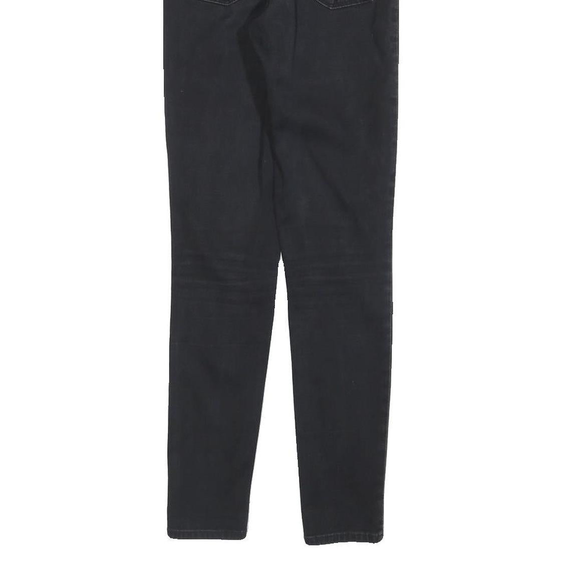 LEVI'S 721 Womens Jeans Black Slim Skinny Denim Dark W23 L28 Stretch Fashion