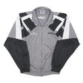 ADIDAS Mens Grey Black White Colourblock Track Jacket M Polyester Blend Zip