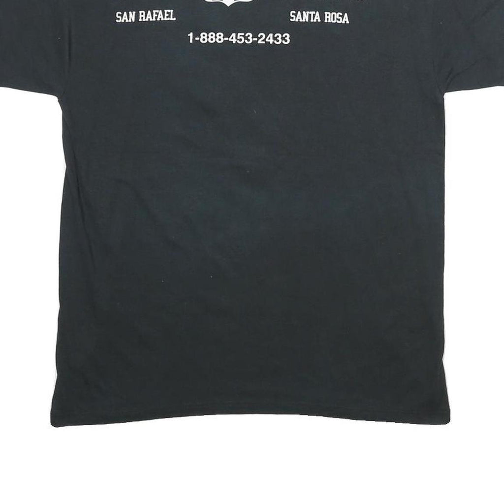 RUSSELL ATHLETIC Mens Black Pirate Basketball Camp T-Shirt M Short Sleeve Crew