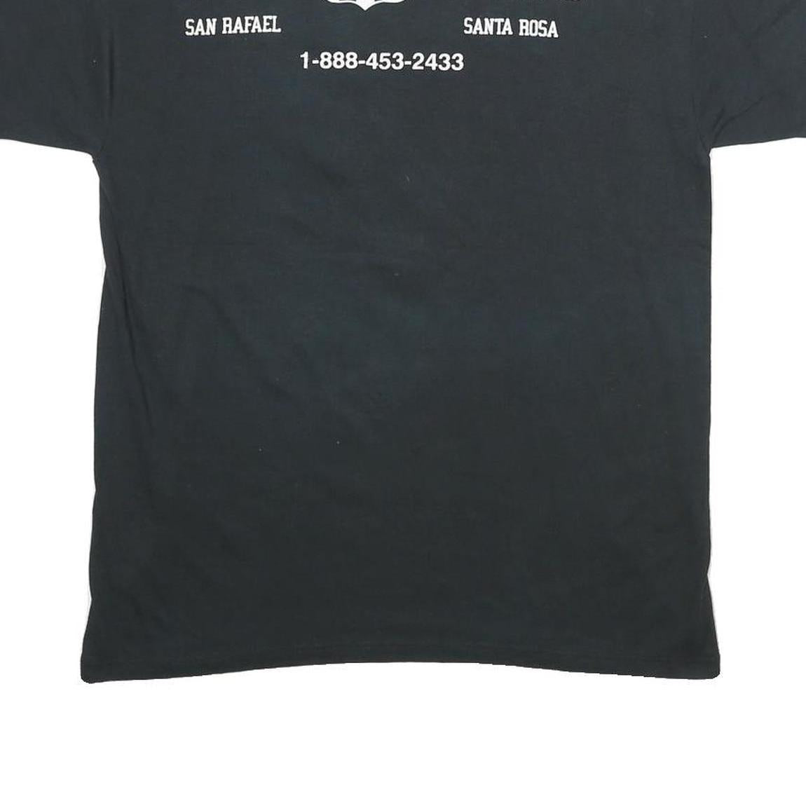 RUSSELL ATHLETIC Mens Black Pirate Basketball Camp T-Shirt M Short Sleeve Crew