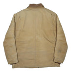 CARHARTT Arctic Traditional Canvas Mens Beige Workwear Cotton Lined Jacket 2XL