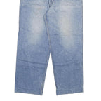 INTROW Womens Blue Relaxed Straight Denim Medium W32 L29 Button Closure Jeans