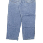 INTROW Womens Blue Relaxed Straight Denim Medium W32 L29 Button Closure Jeans