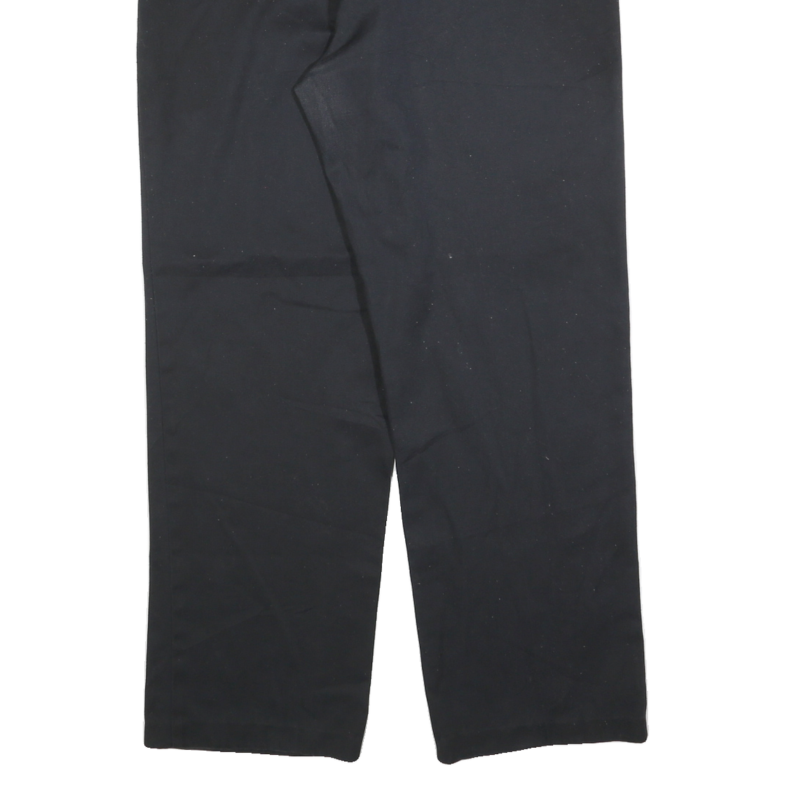DICKIES Mens Cotton Blend Black Regular Fit Straight Leg Trousers W36 L30