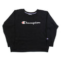 CHAMPION Womens Sweatshirt Black XL
