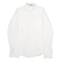 TED BAKER Mens Plain Shirt White Long Sleeve M