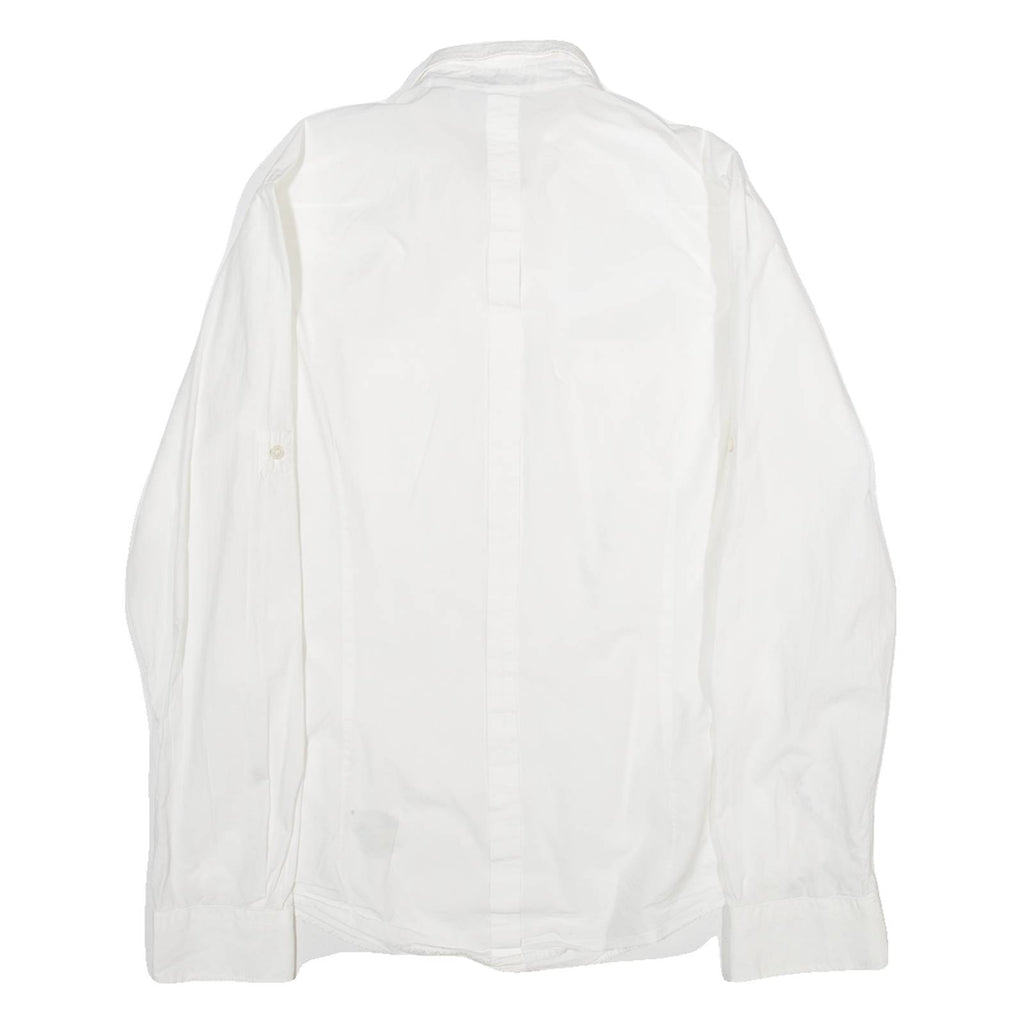 TED BAKER Mens Plain Shirt White Long Sleeve M