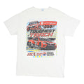 DELTA PRO WEIGHT Mens White Toyota Sonoma Raceway Graphic T-Shirt L Short Sleeve