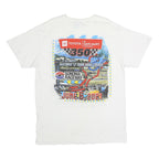 DELTA PRO WEIGHT Mens White Toyota Sonoma Raceway Graphic T-Shirt L Short Sleeve