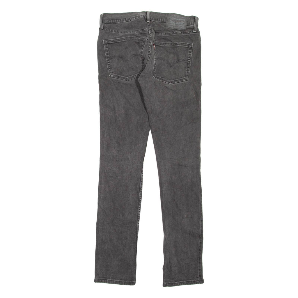 LEVI'S 65504 Mens Jeans Grey Slim Straight W32 L34
