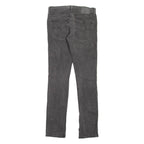 LEVI'S 65504 Mens Jeans Grey Slim Straight W32 L34