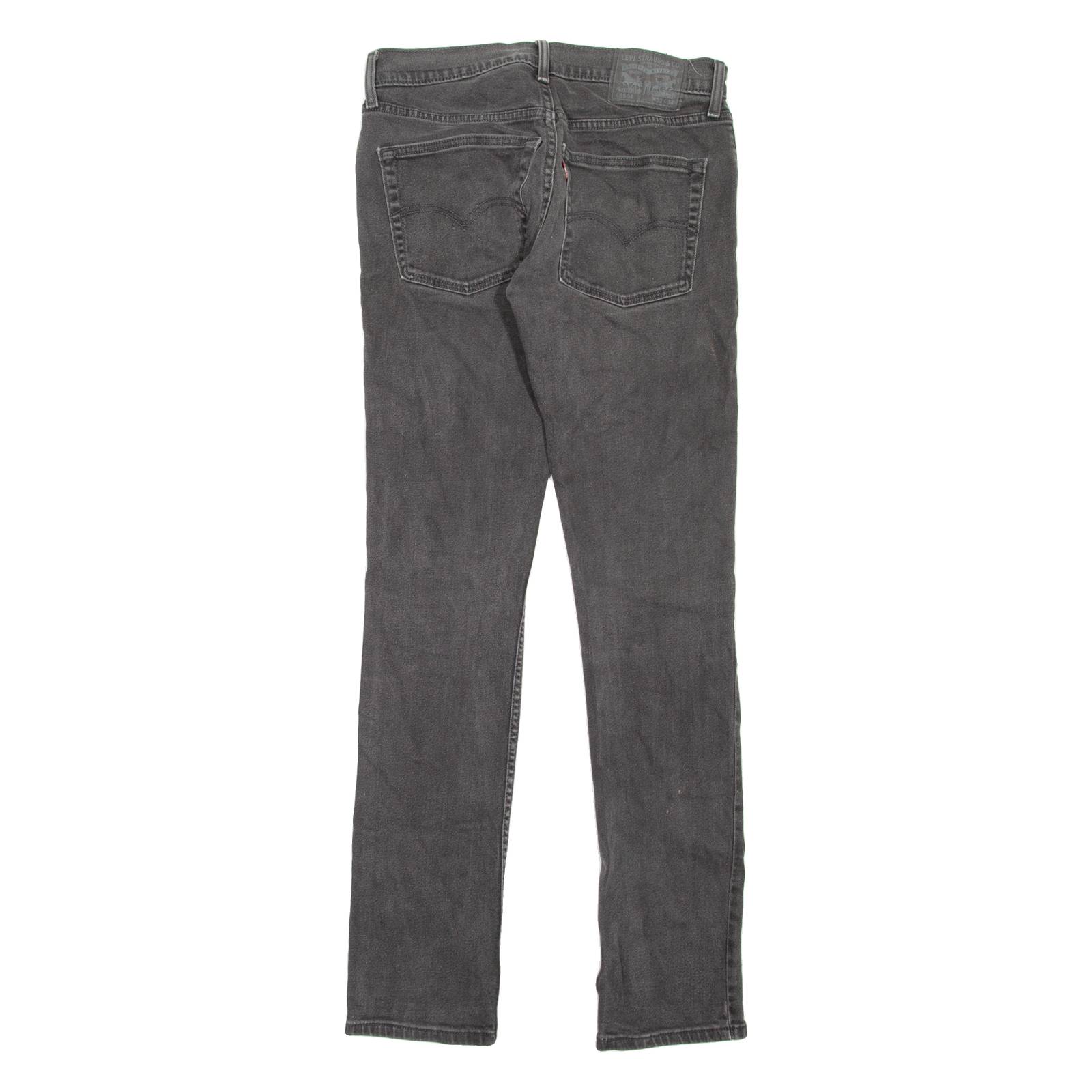 LEVI'S 65504 Mens Jeans Grey Slim Straight W32 L34