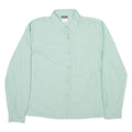 PATAGONIA Womens Plain Shirt Green Nylon Long Sleeve UK 12