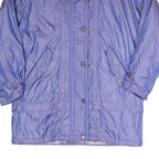 KLEPPERS Womens Purple Jacket L Polyester Blend Zip Lightweight Casual