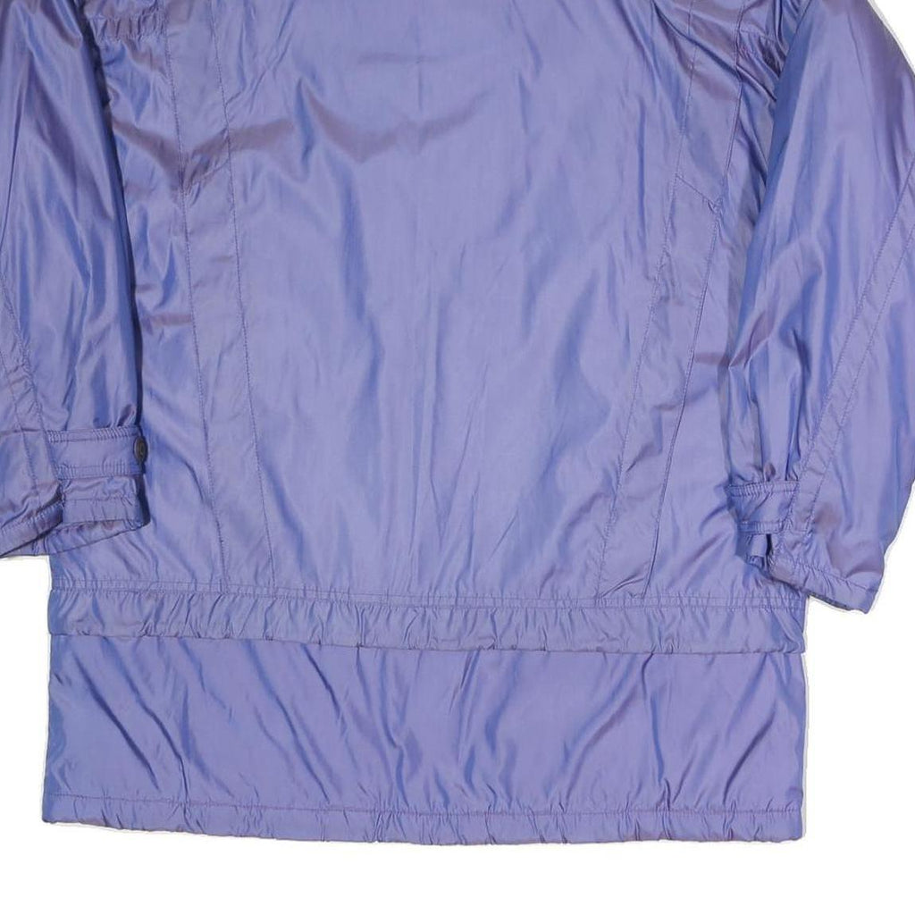 KLEPPERS Womens Purple Jacket L Polyester Blend Zip Lightweight Casual