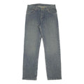 WRANGLER Mens Jeans Blue Regular Straight Denim Medium W30 L30 Classic Zip