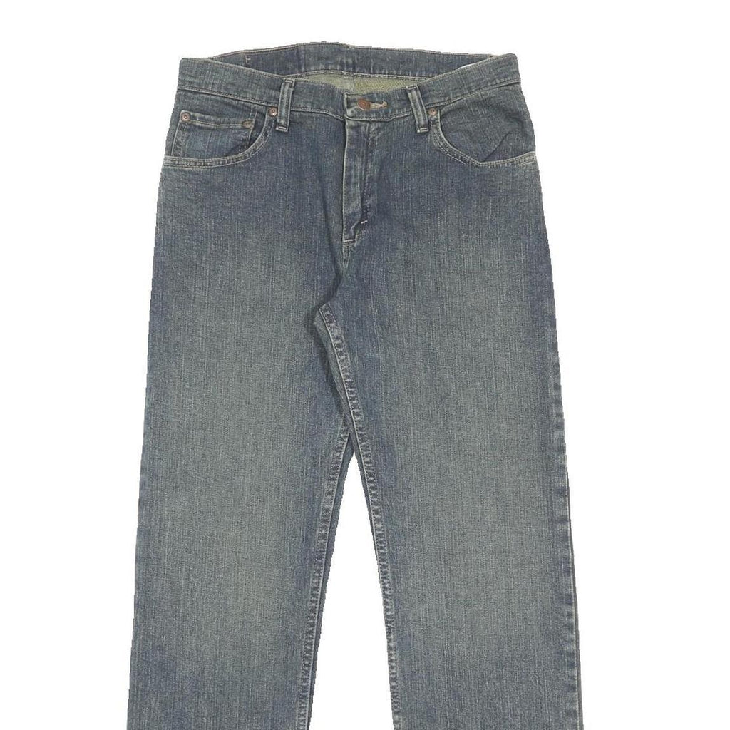 WRANGLER Mens Jeans Blue Regular Straight Denim Medium W30 L30 Classic Zip