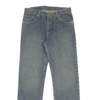 WRANGLER Mens Jeans Blue Regular Straight Denim Medium W30 L30 Classic Zip