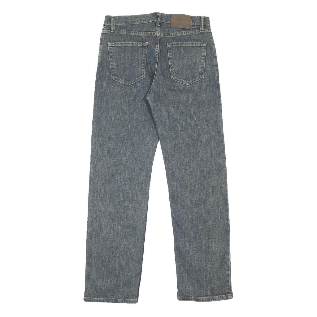 WRANGLER Mens Jeans Blue Regular Straight Denim Medium W30 L30 Classic Zip