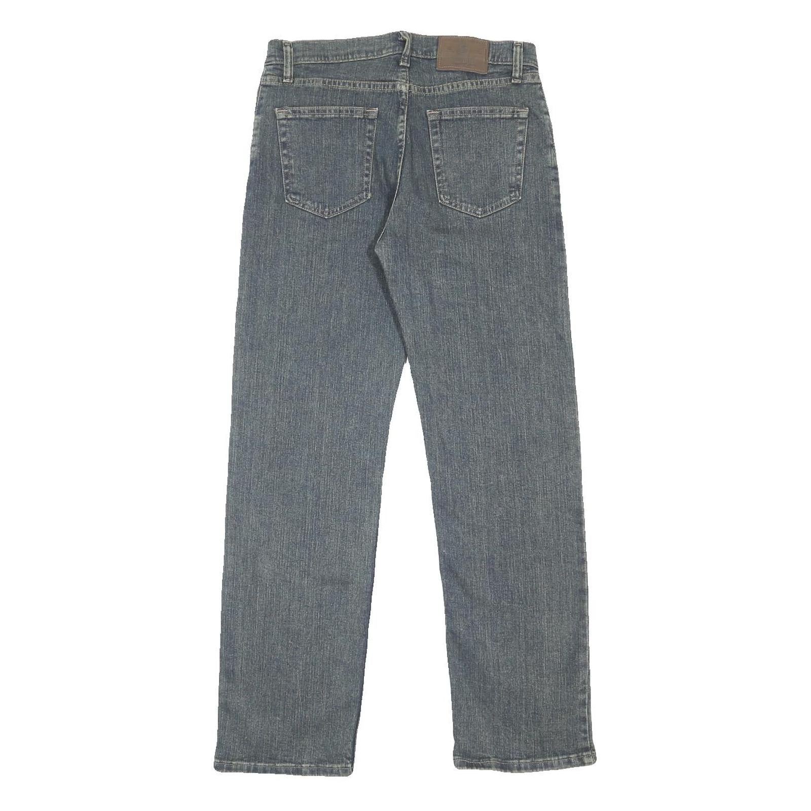 WRANGLER Mens Jeans Blue Regular Straight Denim Medium W30 L30 Classic Zip