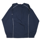 NIKE Mens Blue Half Zip L Polyester Blend Sweatshirt Sports Training