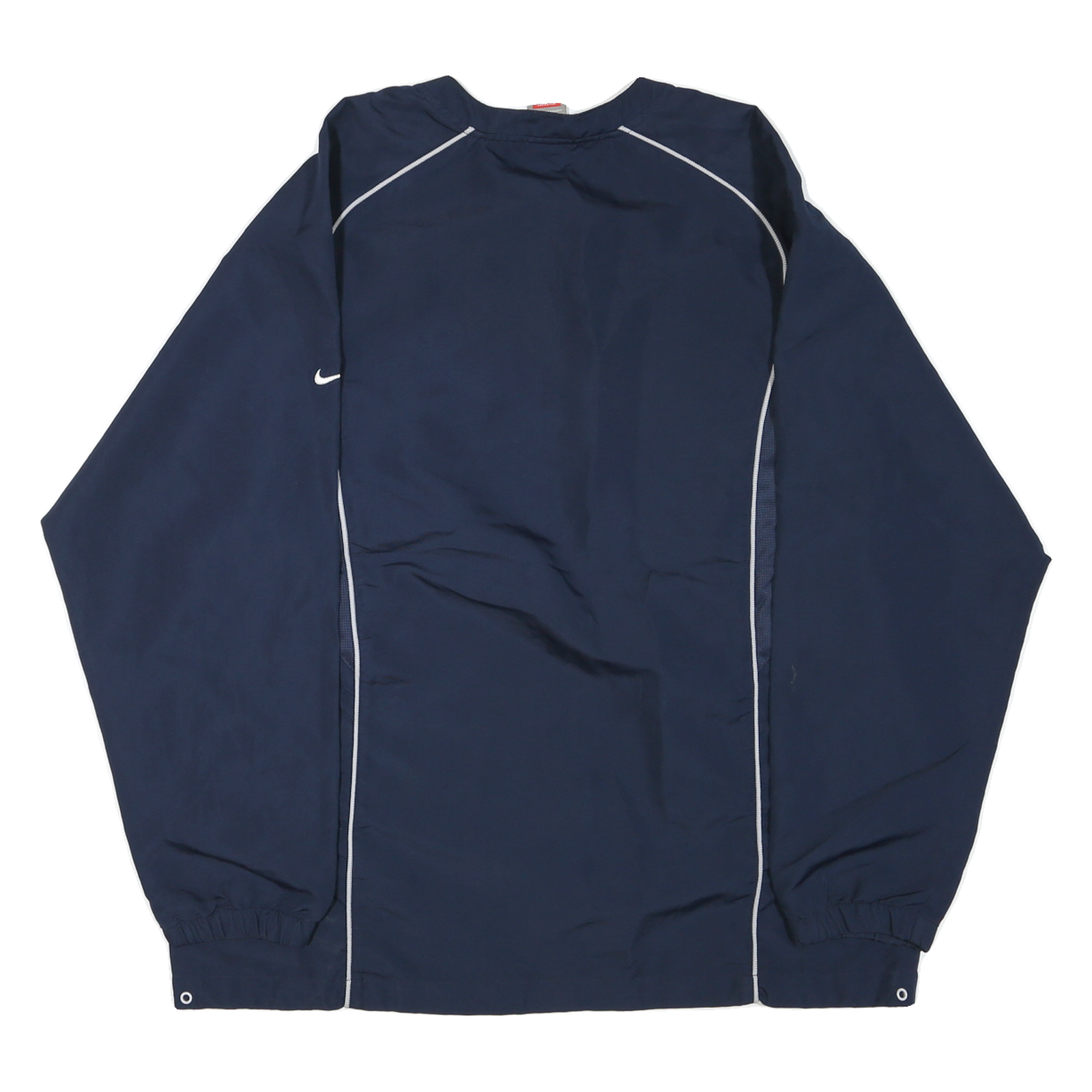 NIKE Mens Blue Half Zip L Polyester Blend Sweatshirt Sports Training