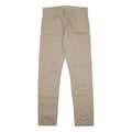 LEVI'S Mens Cotton Beige Slim Straight Trousers W30 L32 Casual Zip Pocket