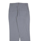 CRANE Womens Relaxed Grey Trousers W28 L30 Zip Polyester Blend Casual Outdoor