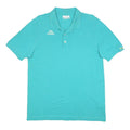 KAPPA Mens Turquoise Polo Shirt M Cotton Casual Short Sleeve Plain