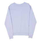 FILA Womens Blue Crew Neck M Sweatshirt Cotton Blend Casual Pullover Lightweight