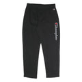 CHAMPION Mens Joggers Black Cotton Blend Regular Tapered M W31 L28 Embroidered